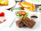 【Dinner】グレードアップ_おおいた和牛を堪能〜やわらかく上品な旨みのサーロインとフィレを食べ比べ