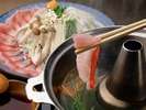 別注料理「金目鯛のしゃぶしゃぶ」