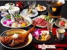 人気no.2!伊豆の海の幸グルメと和牛しゃぶしゃぶに舌鼓「満開会席」