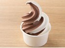 ラウンジ無料サービスのソフトクリームミックス(季節でかわる)