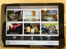 レプロナイザーのドライヤー等、アメニティ貸出も充実。タブレットからお気軽にお申し付けください。