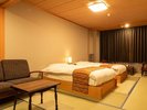 和室ツインベッド一例