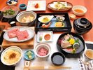 春のご夕食・ベーシックな会席「雪の膳」の一例