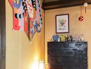 館内|大浴場入口にある畳の湯あがり処。