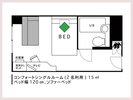 【コンフォートシングルルーム 間取りイメージ】