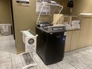 旅行に便利!衣類を真空圧縮できる機械を設置中。