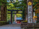 広々とした東照宮の参道