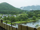 客室から臨む美しい山々