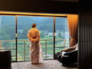お部屋からみられる絶景パノラマビュー