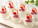 <2/14〜5/31>夕食/ストロベリーパンナコッタ