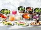 【12Fレストラン空桜/朝食】地元野菜も多く使った新鮮なサラダブッフェ