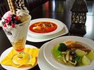 夕食提携店:紅屋 スープ、デザートが豊富