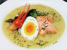 夕食提携店:紅屋 信州サーモンと鶏肉のクリームシチュー