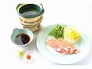 大雪さんろく笹豚ロース肉をつかったしゃぶしゃぶ