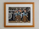 館内展示の早池峰神楽版画