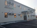 もみの木メムロ 外観 チェックインはアルムメムロ本館へお越しください