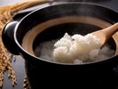 【コシヒカリ】大吉の朝食の主役は「ご飯」。粒の立った甘い自家製コシヒカリ米の美味しさに舌鼓!