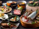 【夏限定・朝獲れ白イカ会席+香住産の養殖鮑】朝獲れの白イカの旨味と柔らか〜い香住産養殖鮑を堪能