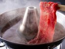【但馬玄しゃぶしゃぶ】但馬牛の王様である「但馬玄」は融点が低くトロける味わい