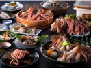 【冬・当館人気No.1】活松葉蟹刺し付き・炭火焼き蟹・お鍋プラン