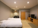 楠の間/和洋室standard twin/お部屋は全5タイプでご指定はご連絡下さい。
