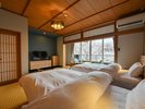 万年青の間/温泉付き和洋室/5室あり部屋割はランダム。部屋指定はご連絡下さい。