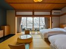 万年青の間/温泉付き和洋室/5室あり部屋割はランダム。部屋指定はご連絡下さい。