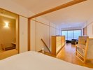 離れ全4室の一つである折橋。部屋はお任せで用意します。ご希望があればご指定下さい。