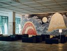 【ロビー】日本画の巨匠・加山又造が津軽の風景を描いた大壁画『春秋波濤(しゅんじゅうはとう)』です。