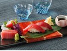 【夕食イメージ:特別会席】界 津軽だけで味わえる特別会席「大間のまぐろづくし会席」です。