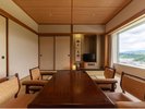 和室スイートイメージ図 70平米 2名〜5名様までご利用頂くことが出来ます。