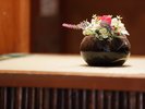 館内を彩る花達