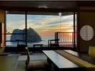 ジュニアスイート和室|和室12.5畳+次の間6畳+広縁。ご家族でも十分な広さのお部屋