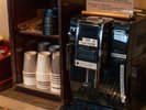 モーニングコーヒーのセルフサービス