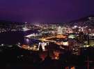 【観光】鍋冠山から望む夜景+゚*・.*+゚*・