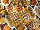 【夕食バイキング】イメージ 地元の食材をふんだんに使用、オリジナルりんご創作料理も楽しめる夕食♪