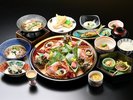*【おわら会席】24年夏のお食事一例 ※画像の刺身は3人前