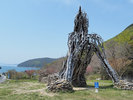 瀬戸内国際芸術祭作品 『ダイダラウルトラボウ』@三都半島