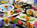 春会席料理(一例)など春の味覚をふんだんに詰め込みました。/2024年春
