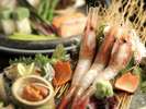 旬な食材を鮮度良く。おいしいお食事でお腹も心も大満足!ふる川のこだわりのご夕食をお楽しみください♪