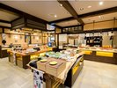 【朝食:バイキング】仙食庵で朝食バイキング全景
