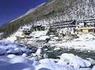 雪見露天を存分に愉しめる・・・秘湯の一軒宿「槍見舘」外観
