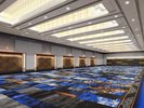 【宴会場/鶴の間】一番大きな会場になります。正餐で160名〜立食形式で700名までご利用いただけます。
