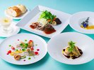 【ロータス ※7〜8月メニュー】盛夏・プルミエコース/太刀魚のフリットや金星豚のグリル等全6品