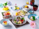 【楠 ※7〜8月メニュー】盛夏・楠会席/夏味覚の前菜や鯛や穴子など全8品の会席料理