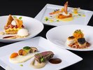 【ロータス ※9〜10月メニュー】秋実・プルミエコース/国産牛フィレ肉のグリル等全6品
