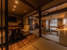【温泉露天風呂付き客室】15.5畳+ダイニングのお部屋で贅沢なひとときを