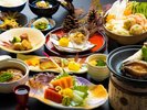 新鮮♪活き鮑の踊り焼きや刺身の盛り合わせ