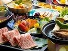 上州牛&活き鮑の踊り焼きなど上州の地産地消を楽しむきむら会席