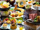 上州牛&鮑・帆立・甘海老などの海鮮蒸しなど上州の地産地消を贅沢に味わう恵み会席